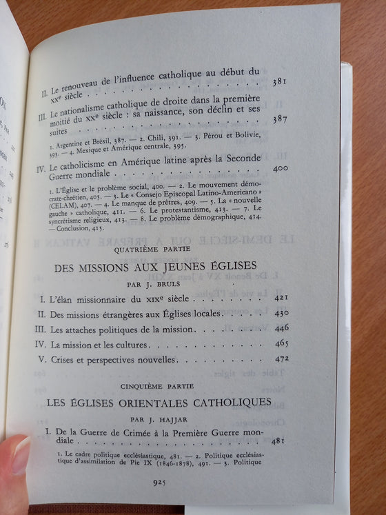 Nouvelle Histoire de l'Eglise Vol. 5 - L'Eglise dans le monde moderne (catholique)