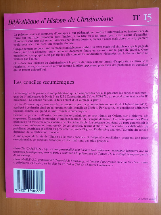 Les conciles œcuméniques - I Le premier millénaire