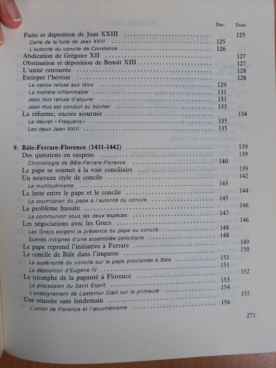 Les conciles œcuméniques - II Le second millénaire