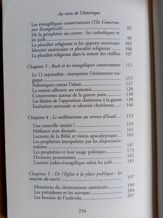 au nom de la Bible, au nom de l'Amérique (théologie inconnue)