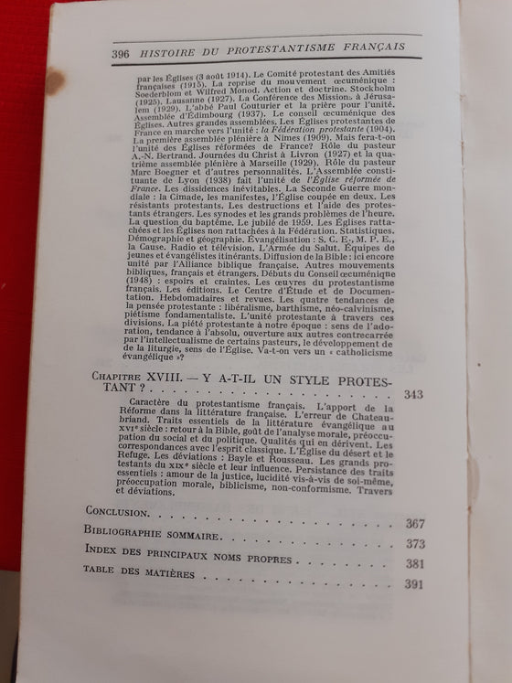 Histoire du protestantisme français