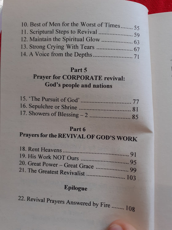 Praying for revival