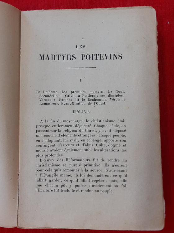 Les Martyrs Poitevins