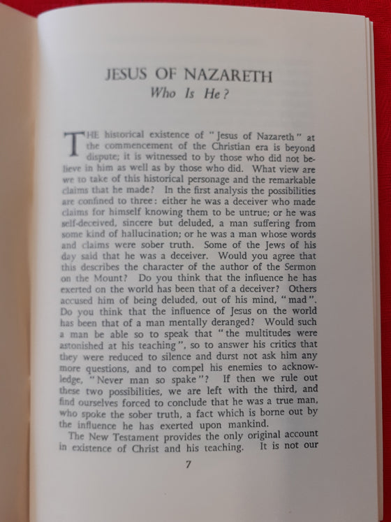 Jesus of Nazareth - who is he?