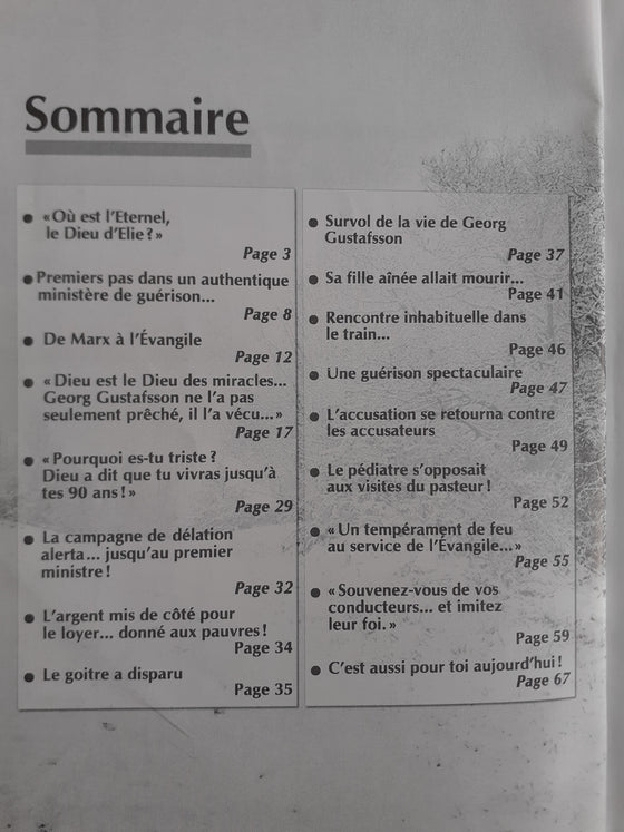 Document Expériences n.143 Cet homme de Dieu a profondément marqué la Suède...