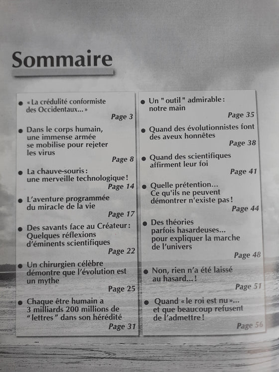 Document Expériences n.147 La création "défigurée" ou l'athéisme… une religion intolérante !