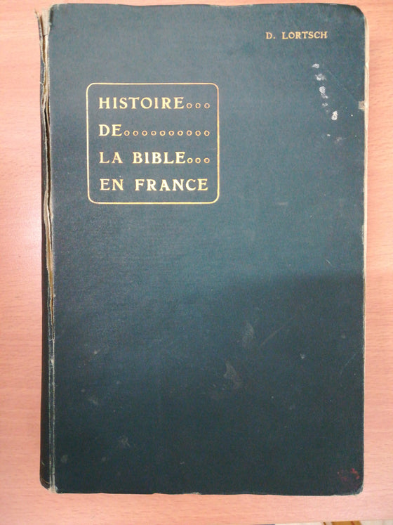 Histoire de la Bible en France