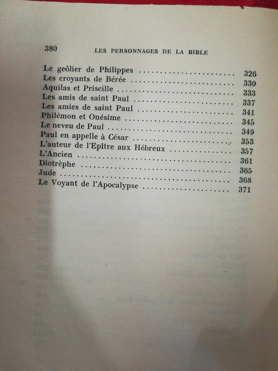 Les personnages de la Bible…et nous (Nouveau Testament)