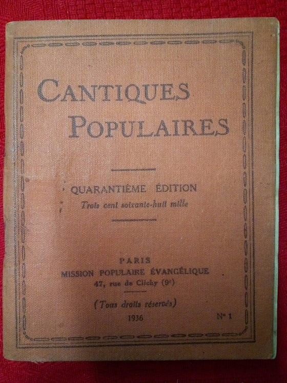 Cantiques Populaires Avec Musique