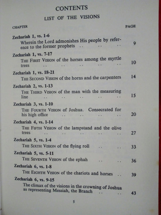 The visions of Zechariah