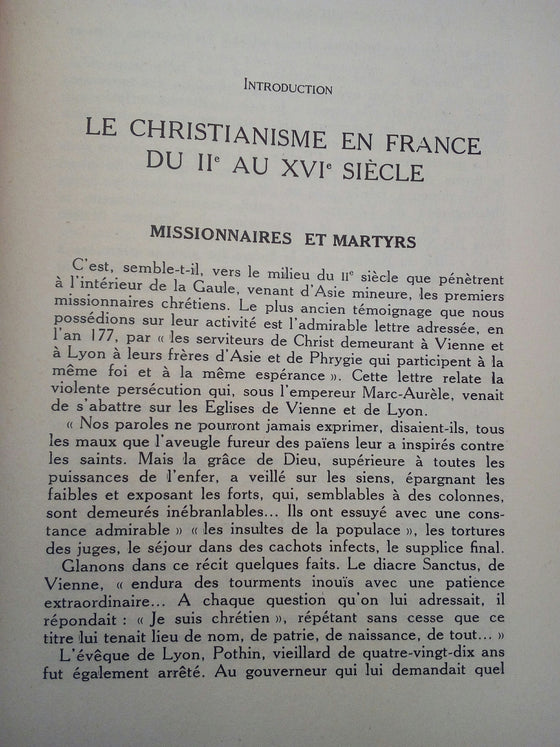 Le protestantisme en France au seizième siècle