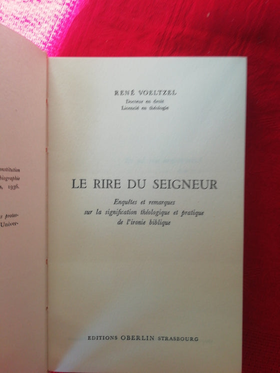 Le rire du Seigneur
