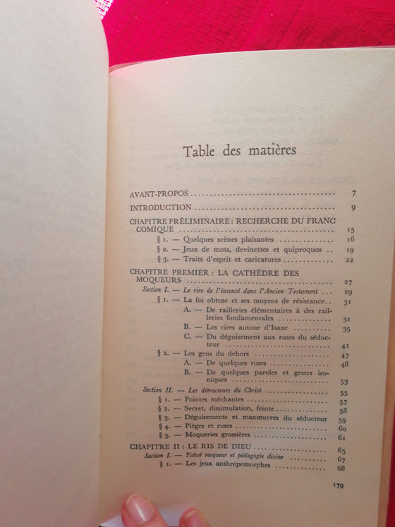Le rire du Seigneur