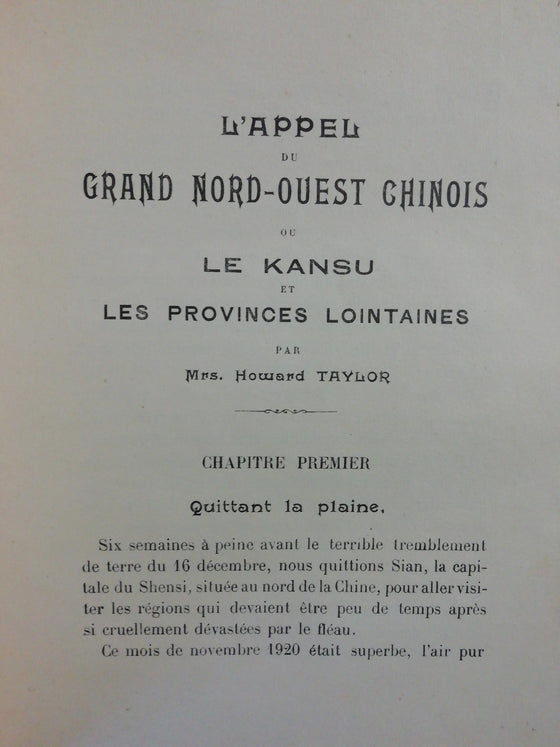 L'appel du grand nord-ouest chinois