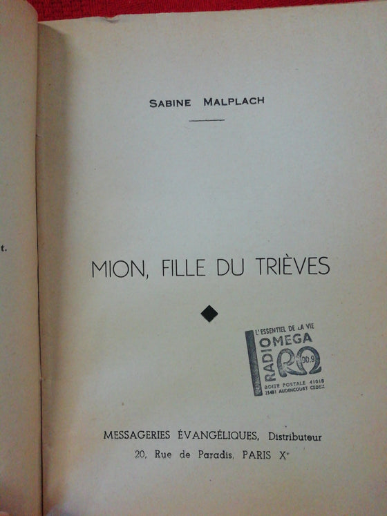 Mion, fille du trièves