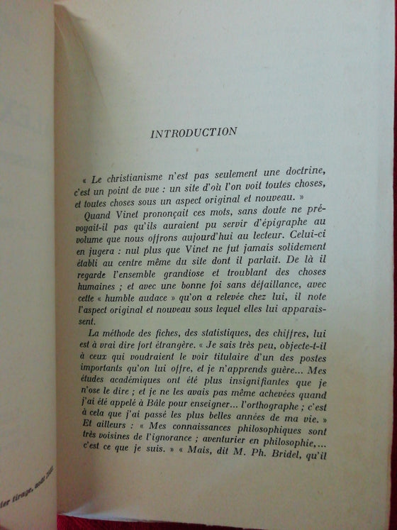 Les plus belles pages d'Alexandre Vinet - Volume II