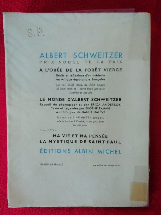 Un destin - Albert Schweizer