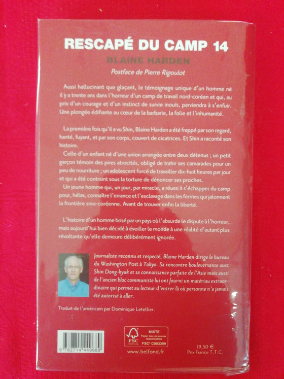 Rescapé du camps 14 -De l'enfer nord-coréen à la liberté (séculié)