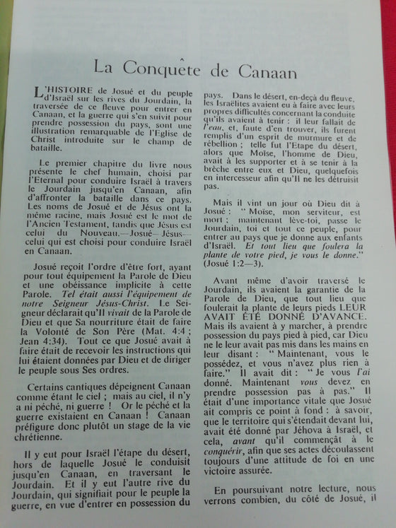 La Conquête de Canaan