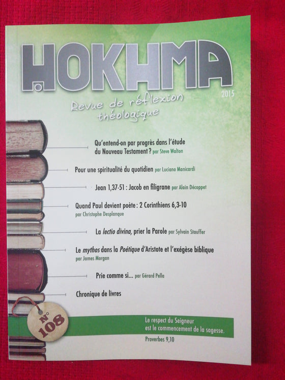 Hokhma n°108