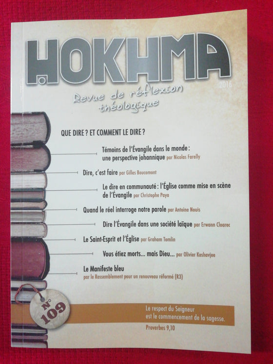 Hokhma n°109