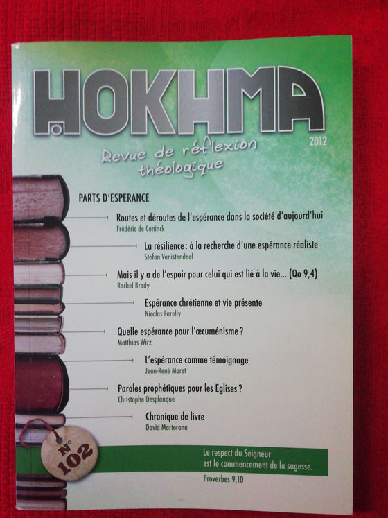 Hokhma n°102