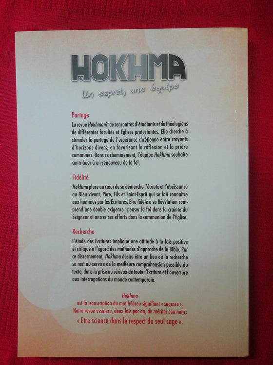 Hokhma n°111