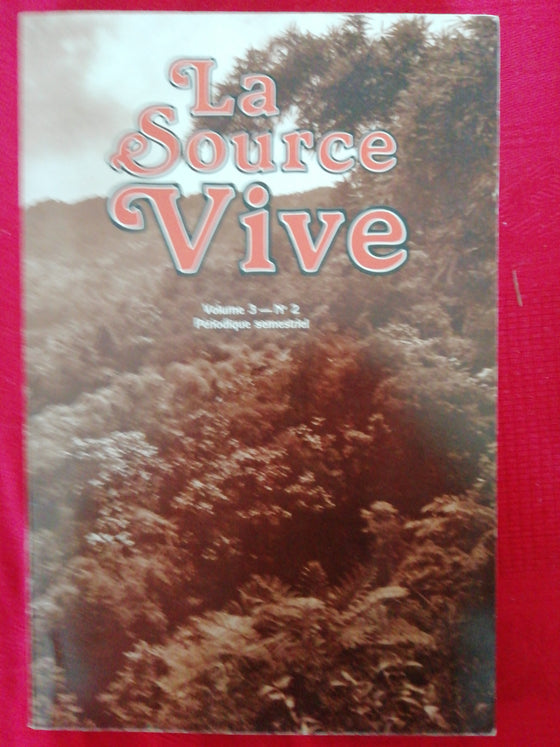 La Source Vive (Vol 3 n.2)