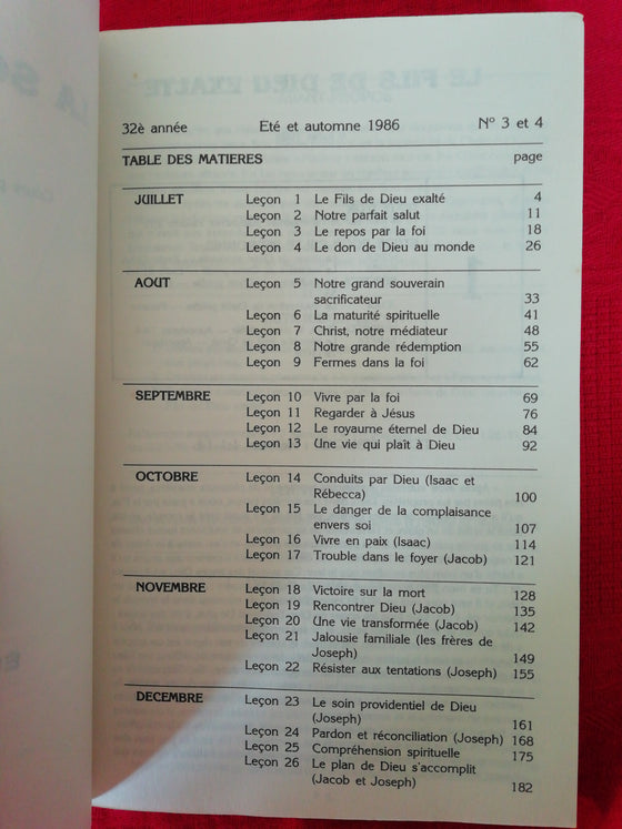 La Source Vive (1986/3-4)