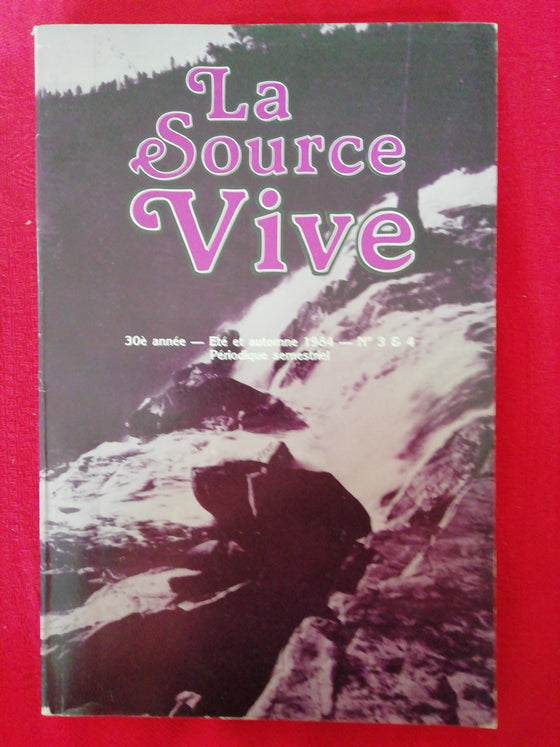 La Source Vive (1984/3-4)