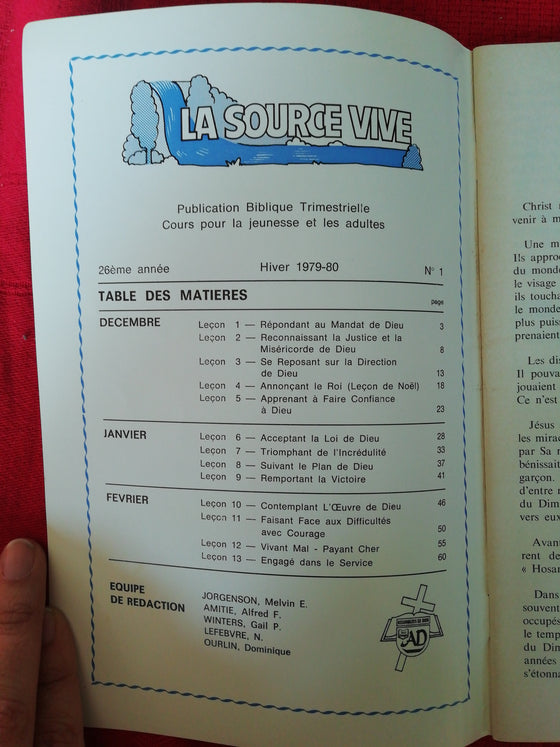 La Source Vive (1980/1)