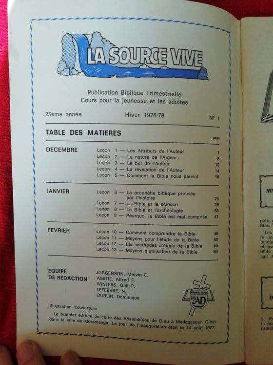 La Source Vive (1979/1)