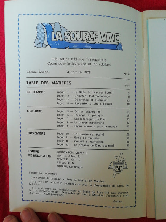 La Source Vive (1978/4)