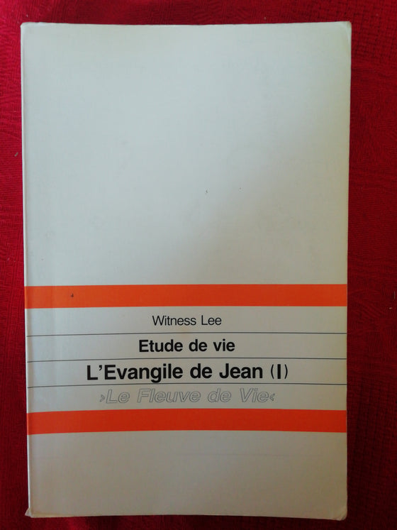 Etude de vie - L'Evangile de jean (I)