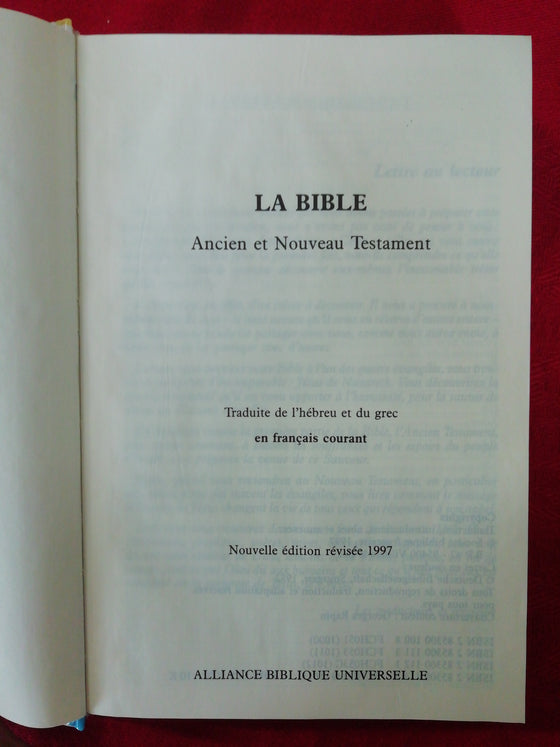 La Bible en français courant