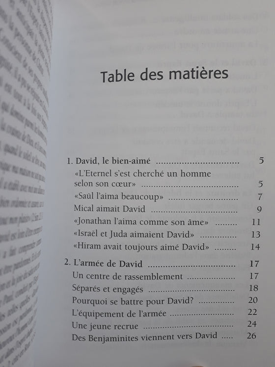 La vie de David et ses leçons pour nous