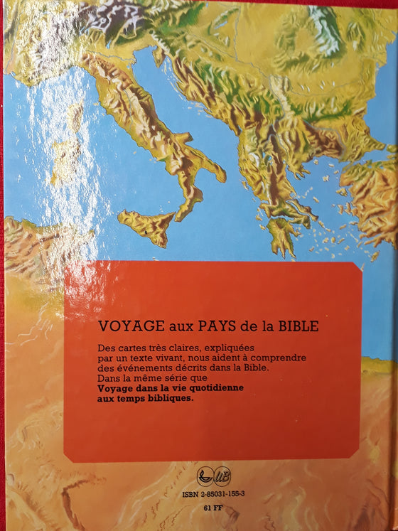 Voyage aux pays de la Bible