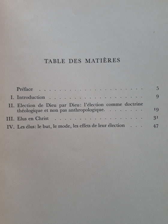 La Prédestination