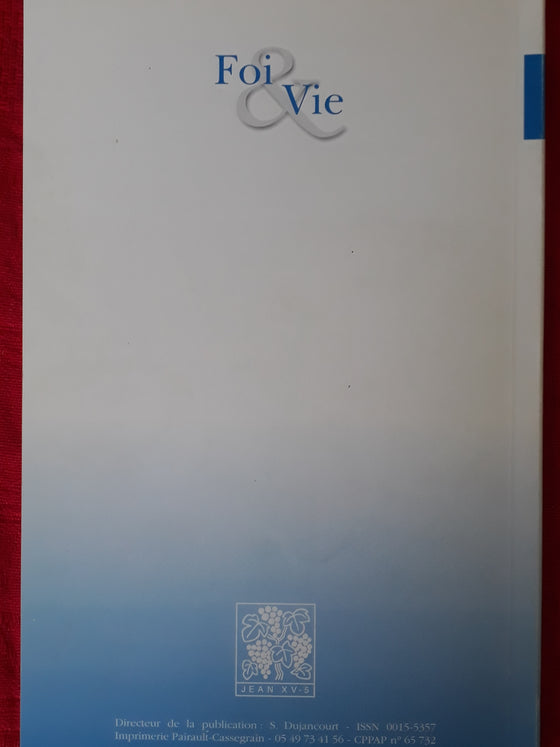 Foi et vie - Cahier biblique 41