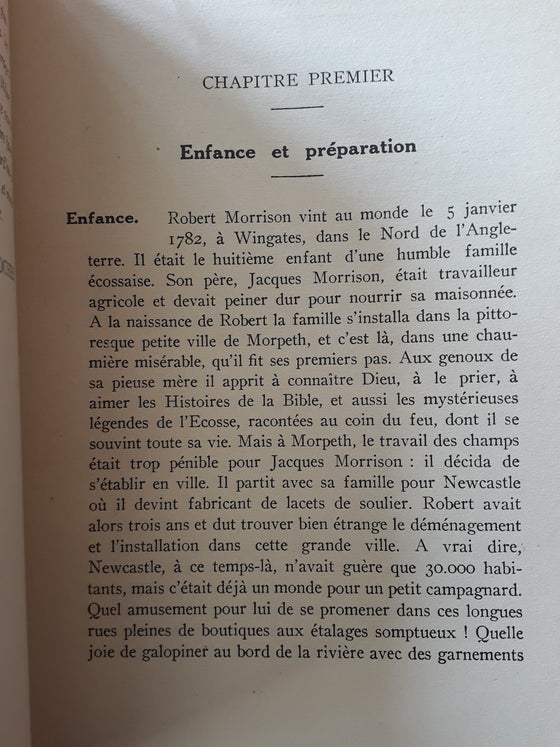 Robert Morrison - L'apôtre de la Chine