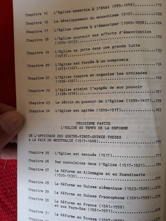 L'église dans l'histoire