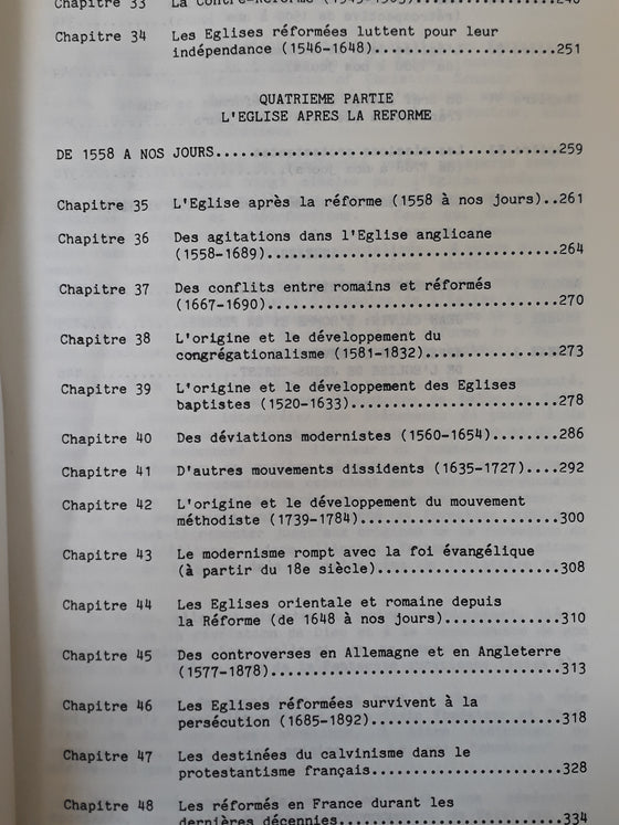 L'église dans l'histoire