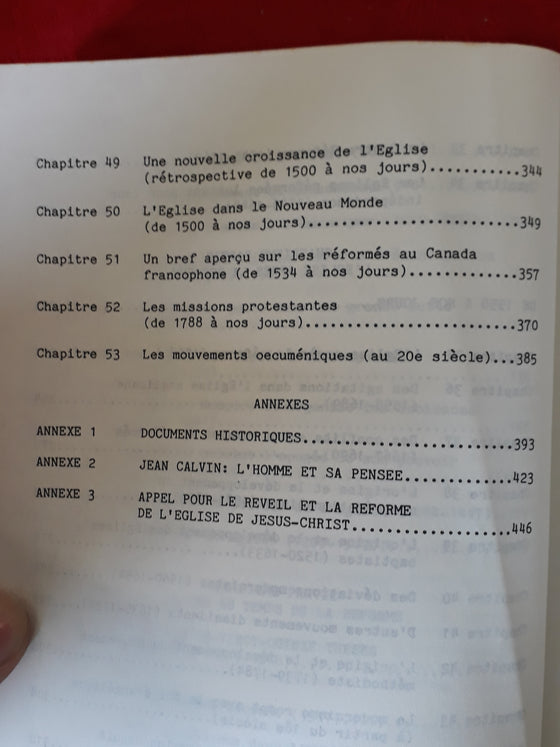 L'église dans l'histoire