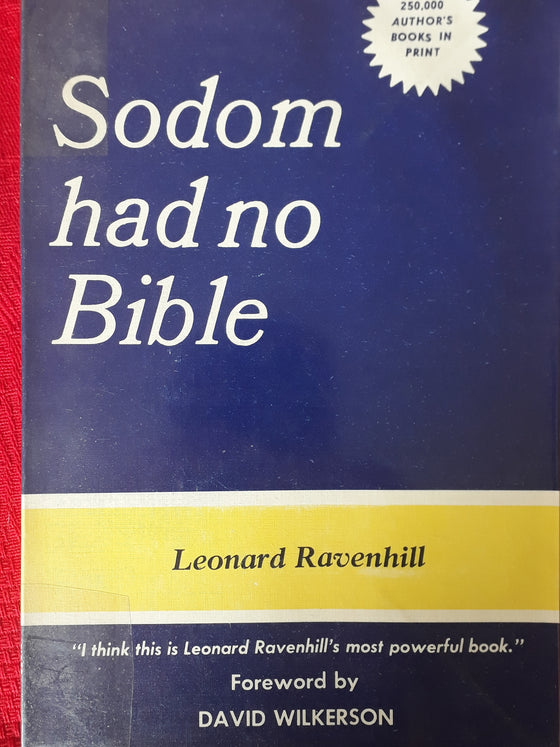 Sodom had no Bible