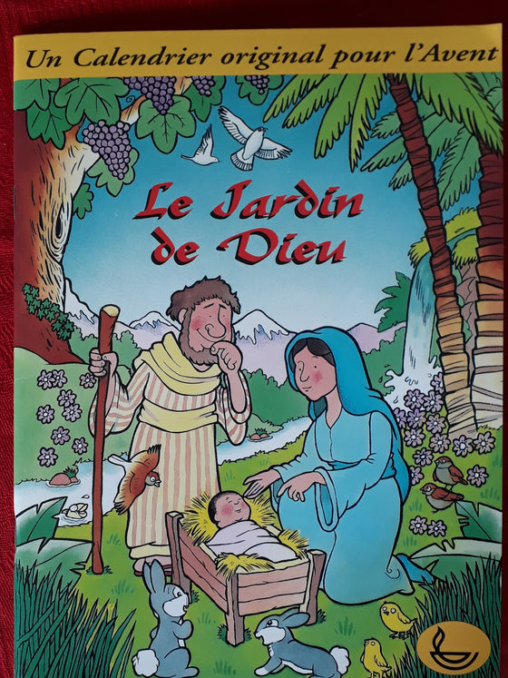 Le jardin de Dieu (calendrier de l'Avent à colorier)