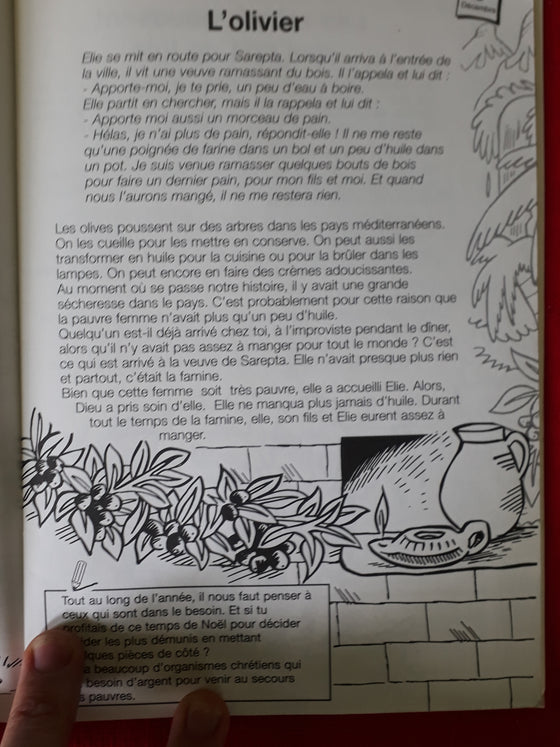 Le jardin de Dieu (calendrier de l'Avent à colorier)