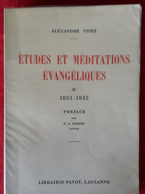 Études et méditations évangéliques, l’épître aux Colossiens (TOME II)