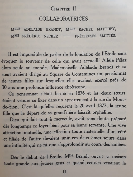 Adèle Pélaz 1850-1940