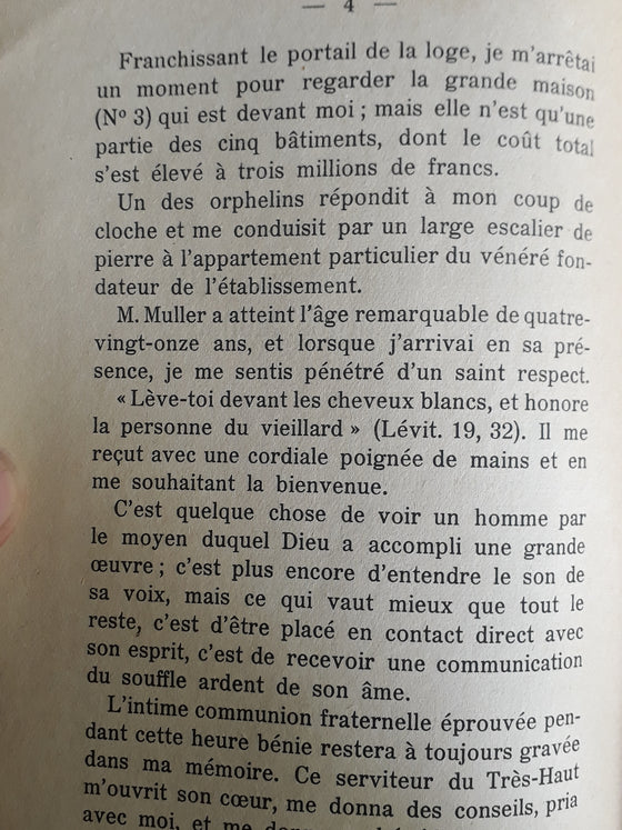 Une Heure d'entretien avec Georges Müller