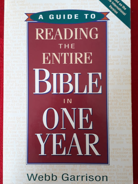 Reading the entire Bible in one year